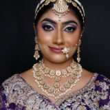 Gold and White Floral Jadau Kundan Pearl Bridal Necklace Set